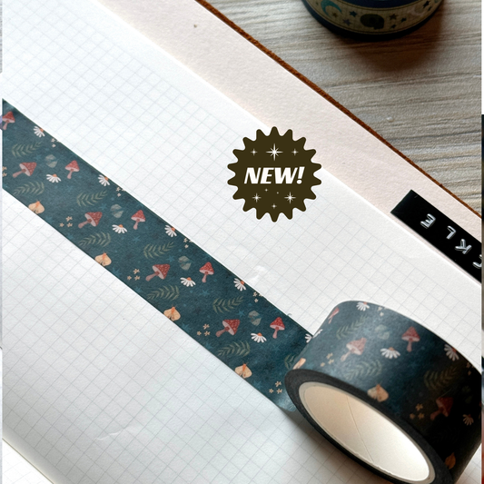 Shroomnight Pattern Washi Tape