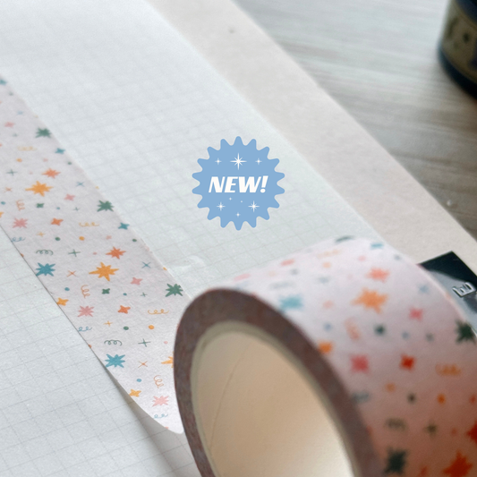 Starfetti Pattern Washi Tape