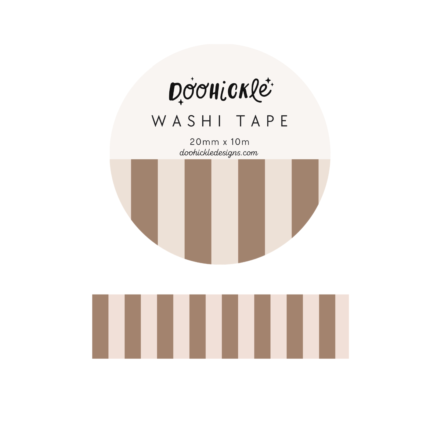 Latte Stripe Washi Tape