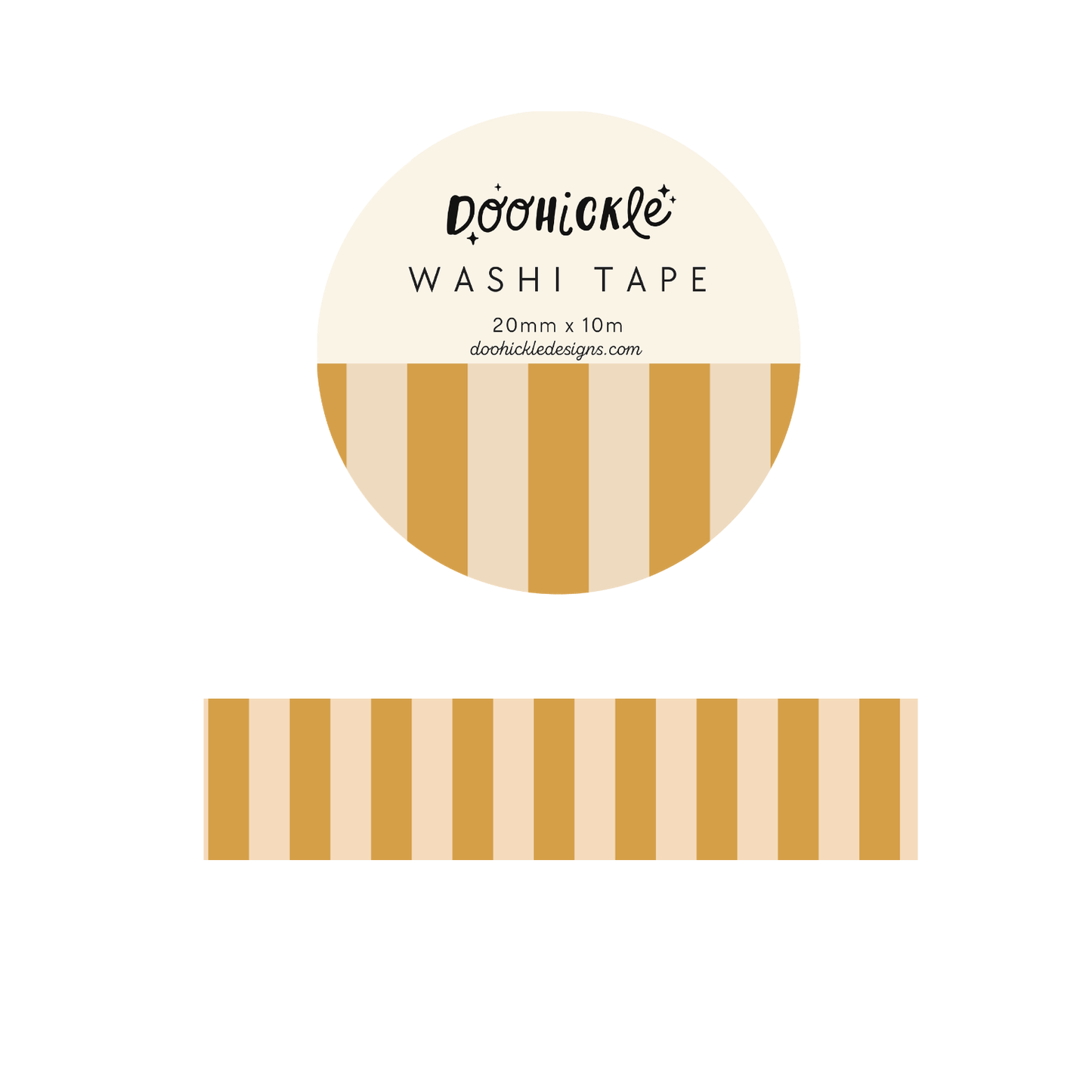 Yellow Stripe Washi Tape