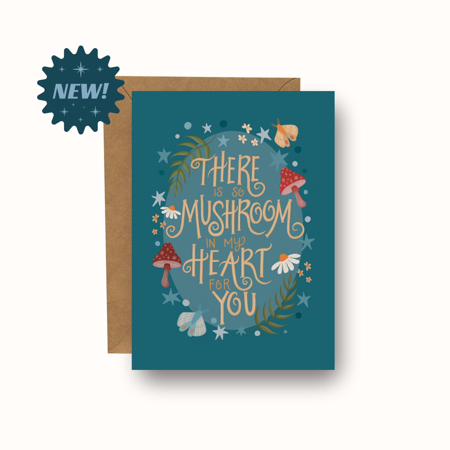 So Mushroom In My Heart Greeting Card