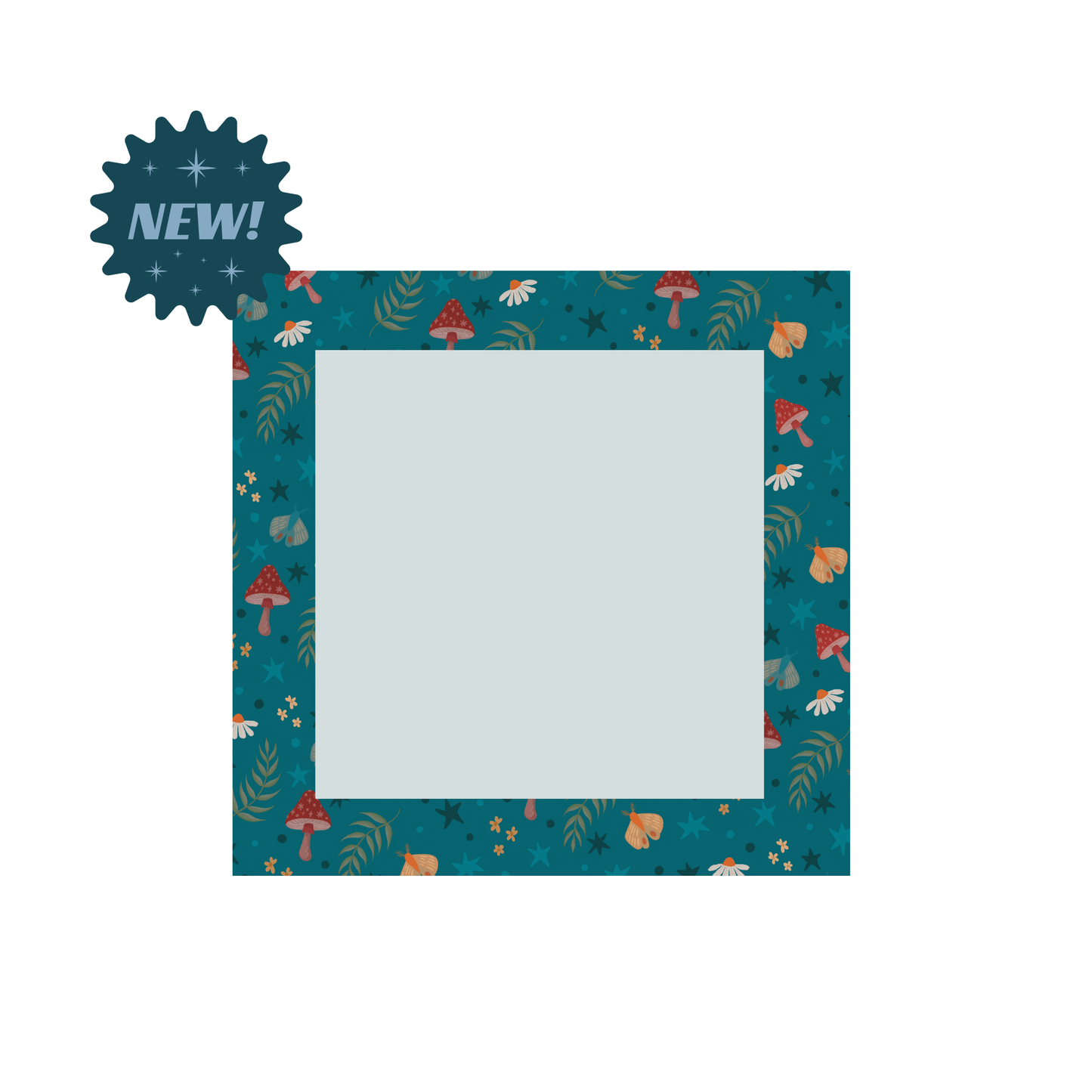 Shroomlight Mushroom Pattern Sticky Note (single)