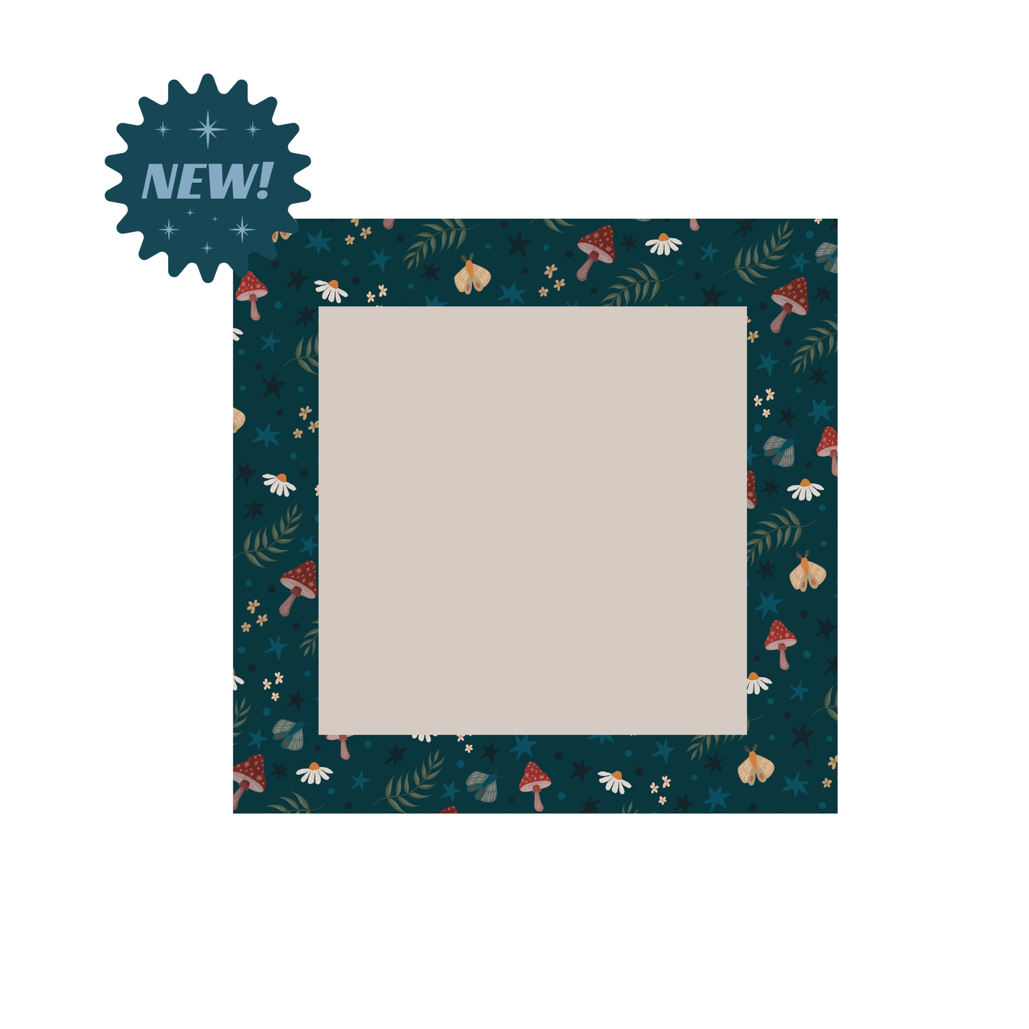 Shroomnight Mushroom Pattern Sticky Note (single)