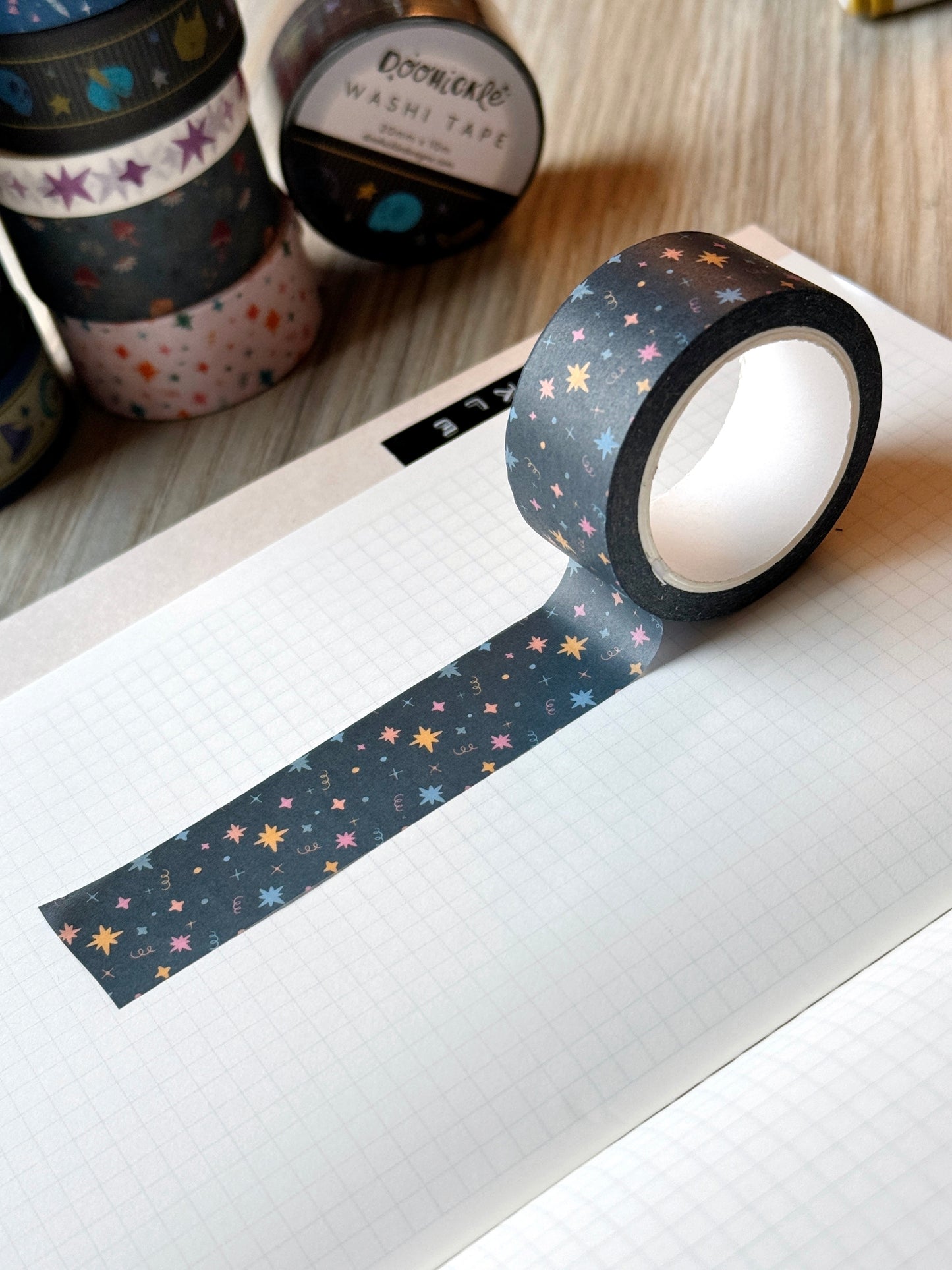 Nightfetti Pattern Washi Tape