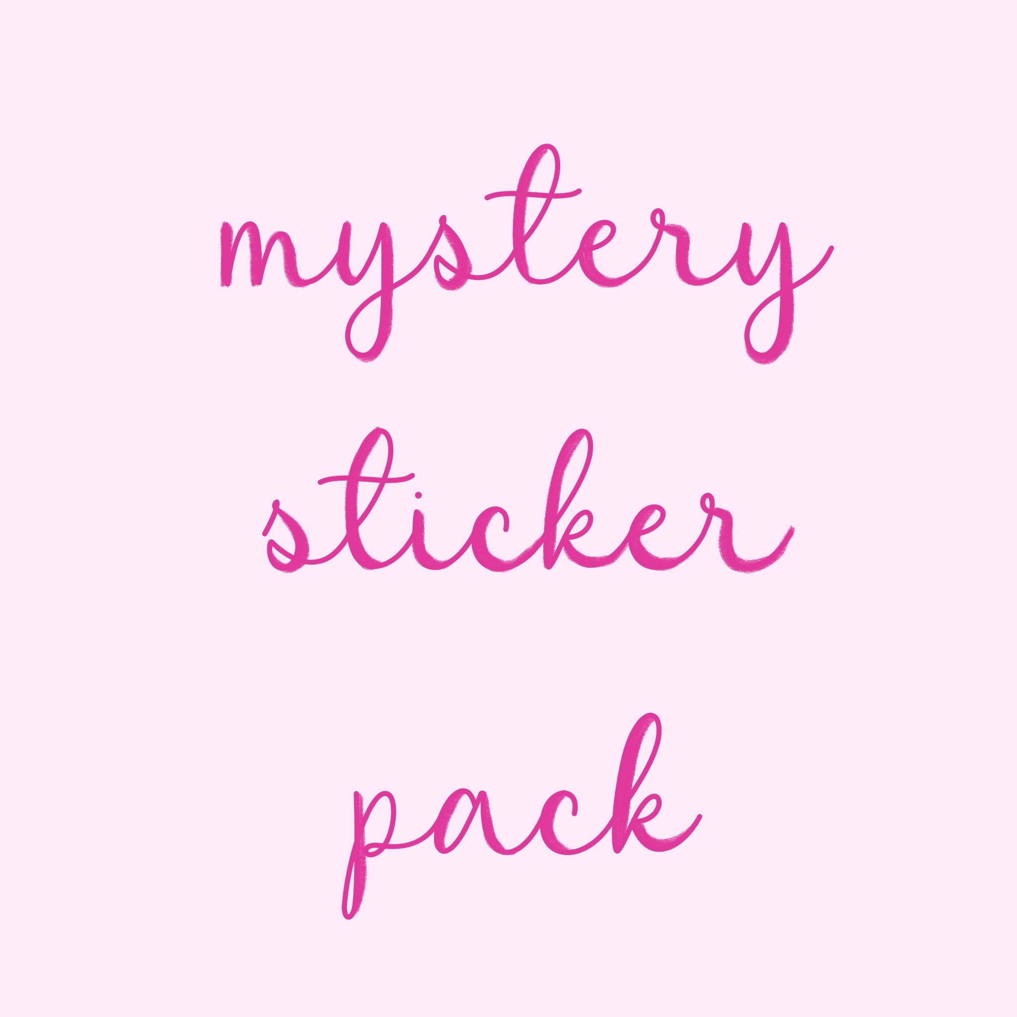 Mystery Sticker Box (12 stickers inside)