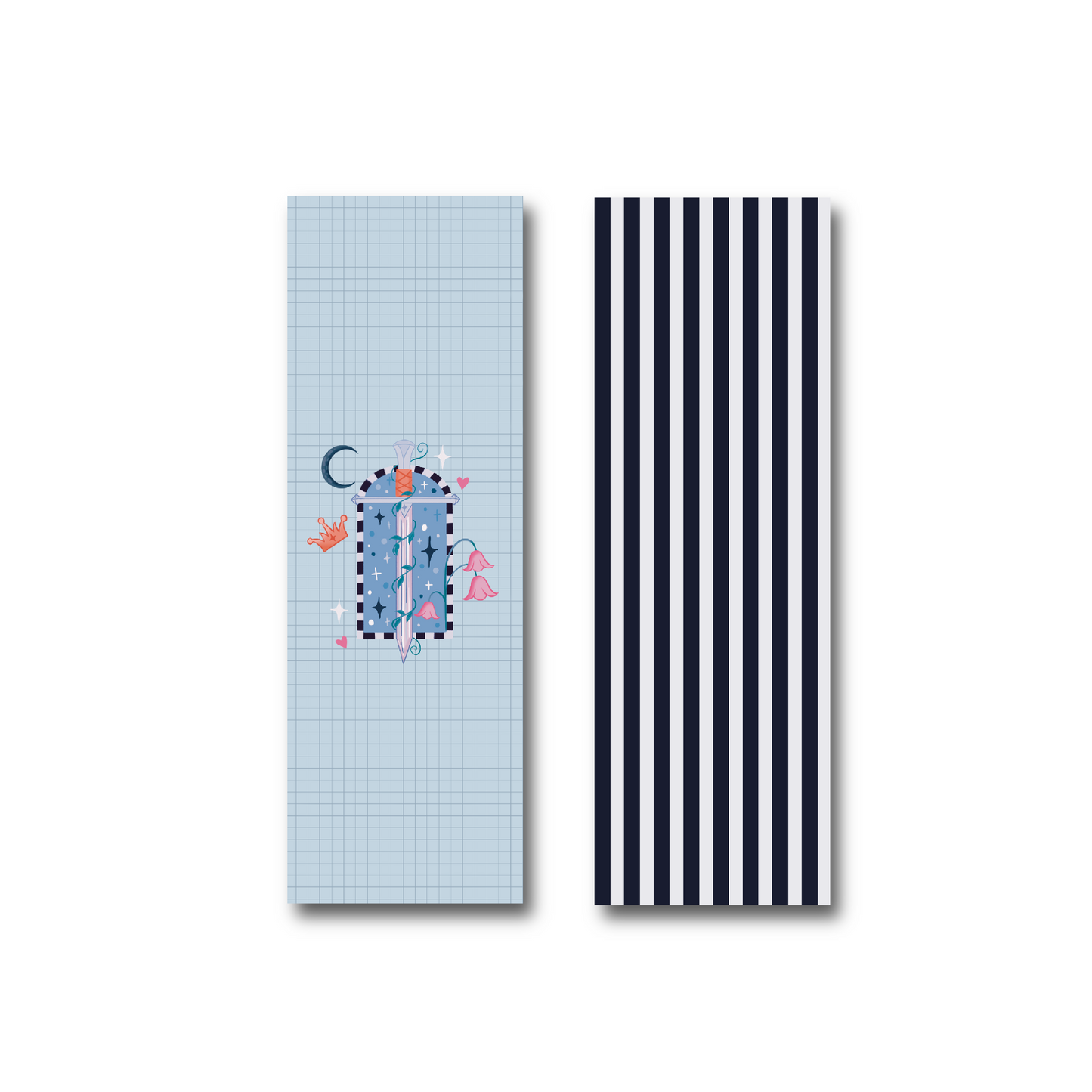 Romantasy Sword Bookmark w/ Striped Back