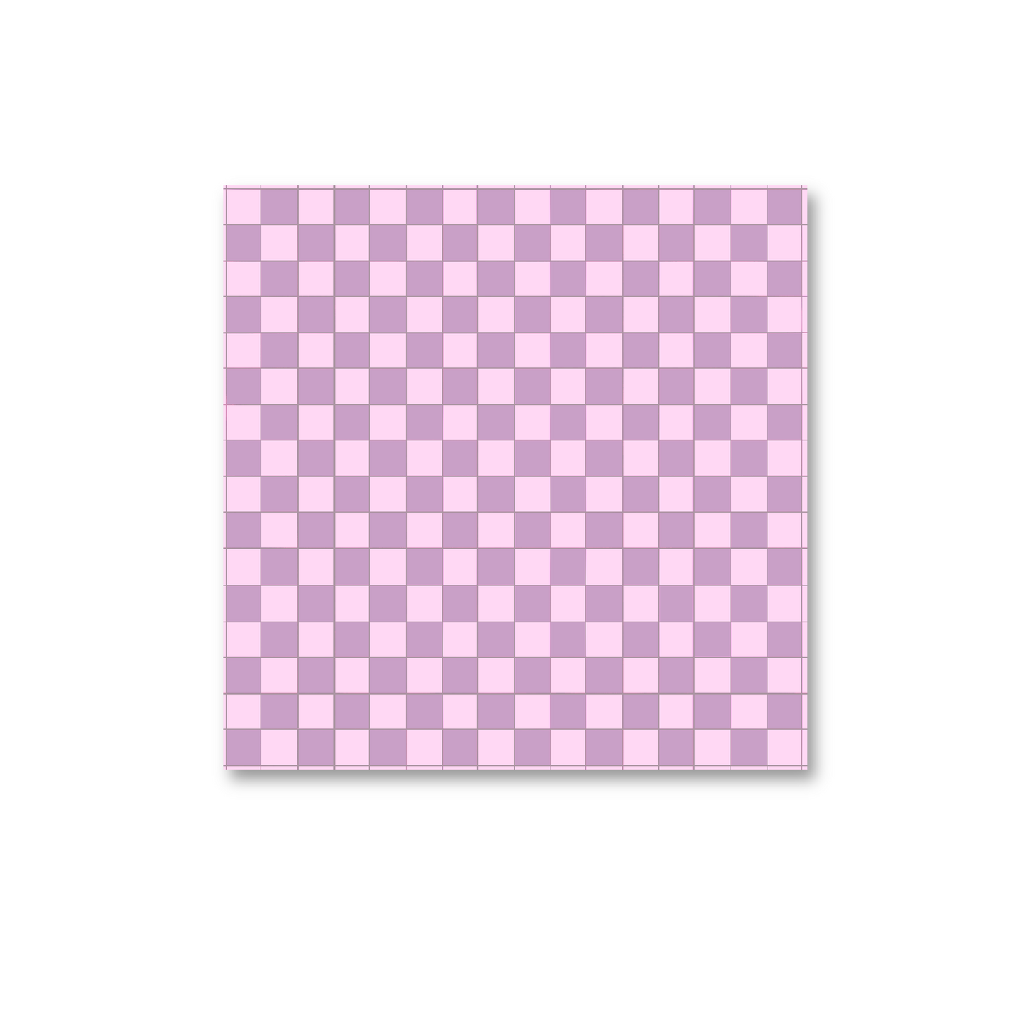Purple Checkered Sticky Note (single)