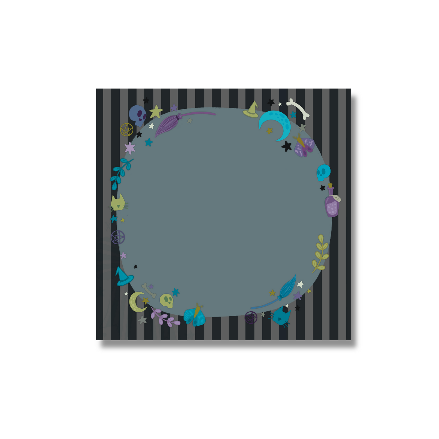Witching Hour Striped Element Sticky Note (single)