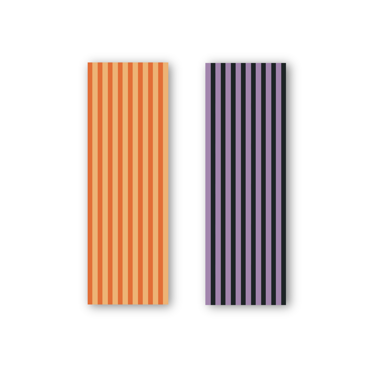Purple and Orange Striped Bookmark