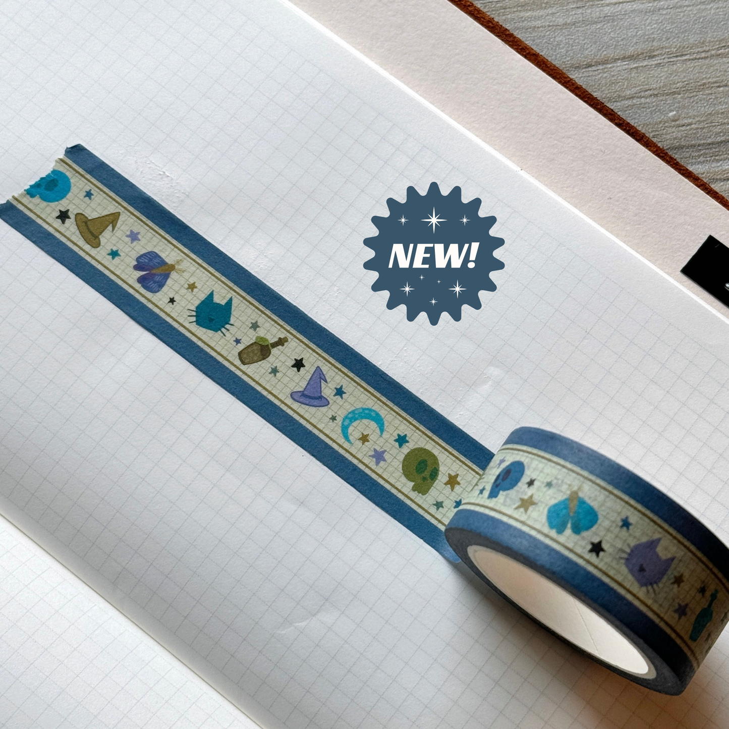Green Witching Hour Element Washi Tape