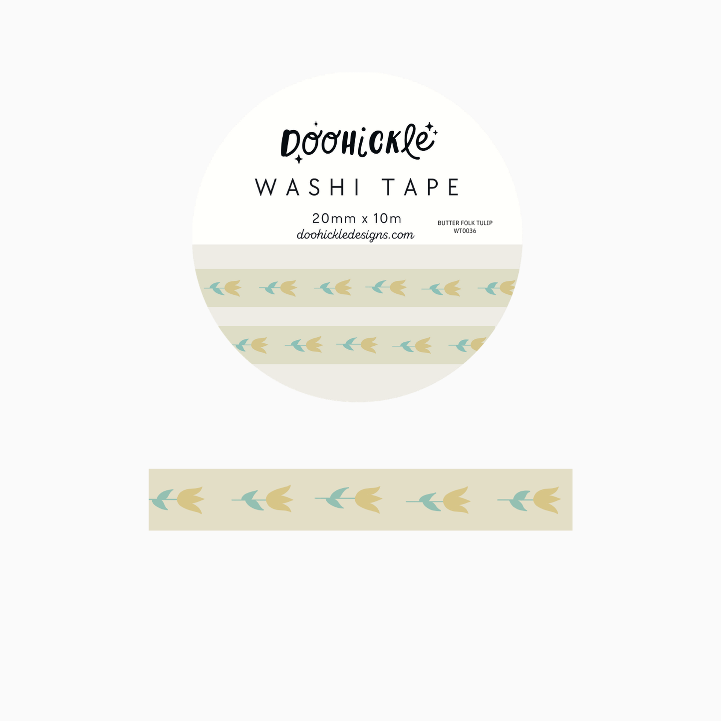 Butter Folk Tulip Washi Tape