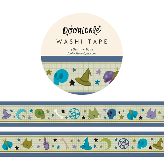 Green Witching Hour Element Washi Tape