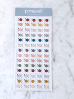 Meal Tracker Washi Sticker Sheet TN Size