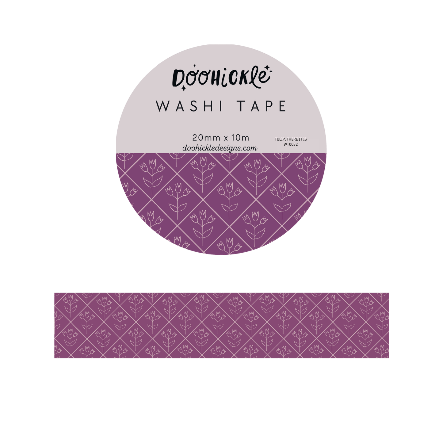 Tulip, There It Is Washi Tape