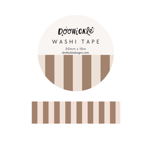 Latte Stripe Washi Tape