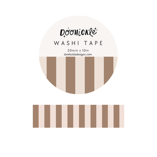 Latte Stripe Washi Tape