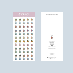 TV Tracker Washi Sticker Sheet TN Size