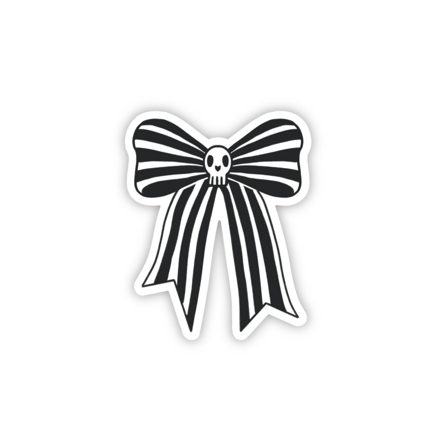 Spooky Bow Vinyl Sticker