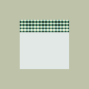 Fern Gingham Sticky Note