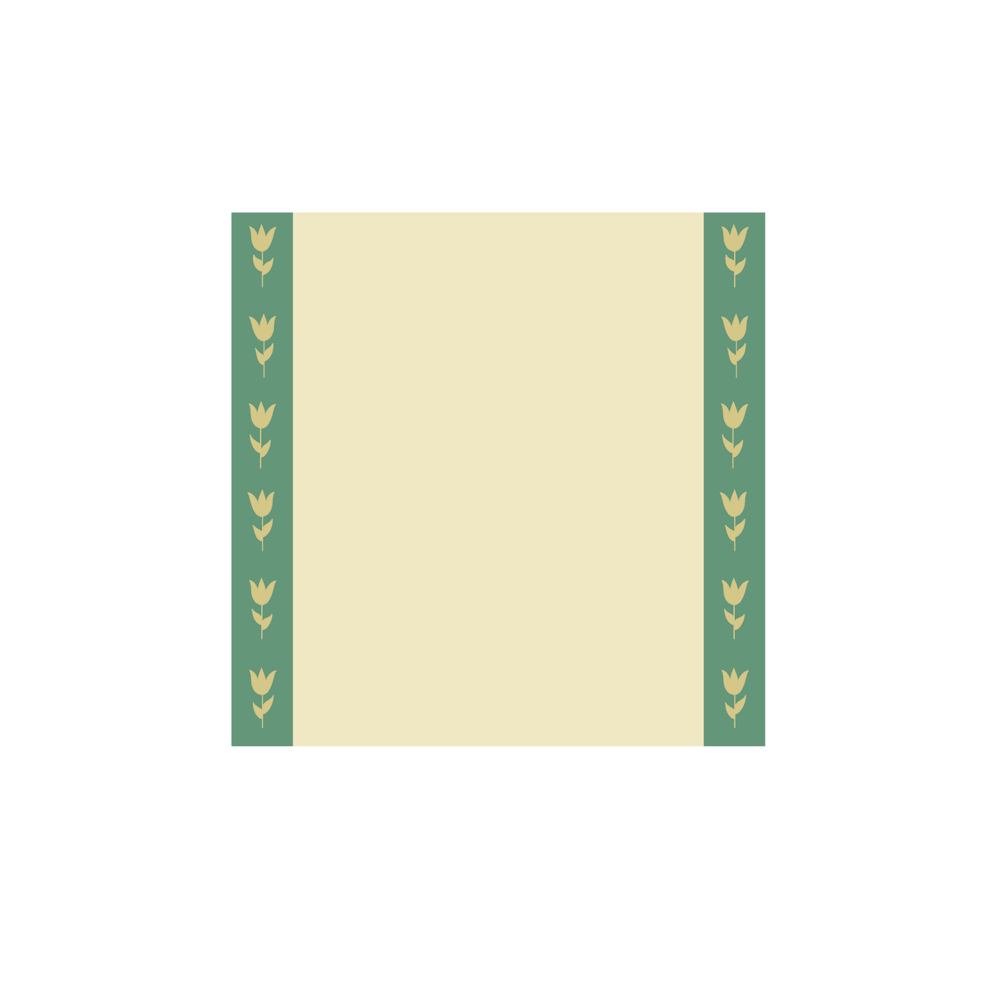 Sage Folk Tulip Sticky Note