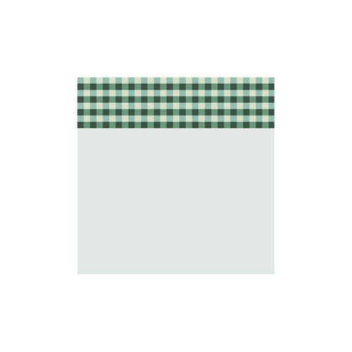 Fern Gingham Sticky Note