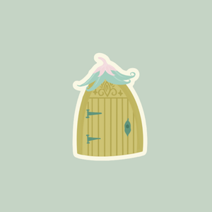 MINI Faerie Door Vinyl Sticker