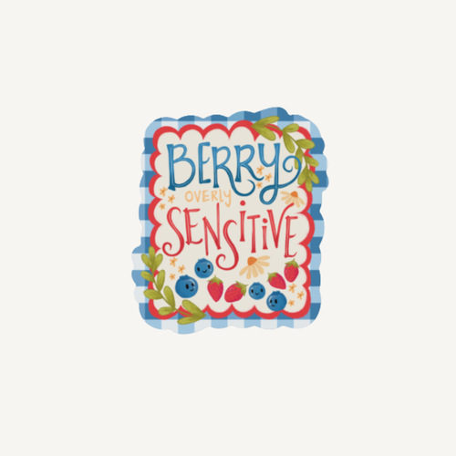 MINI Berry Overly Sensitive Vinyl Sticker