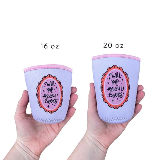 Will Yap About Books Drink/Ice Cream Neoprene Sleeve