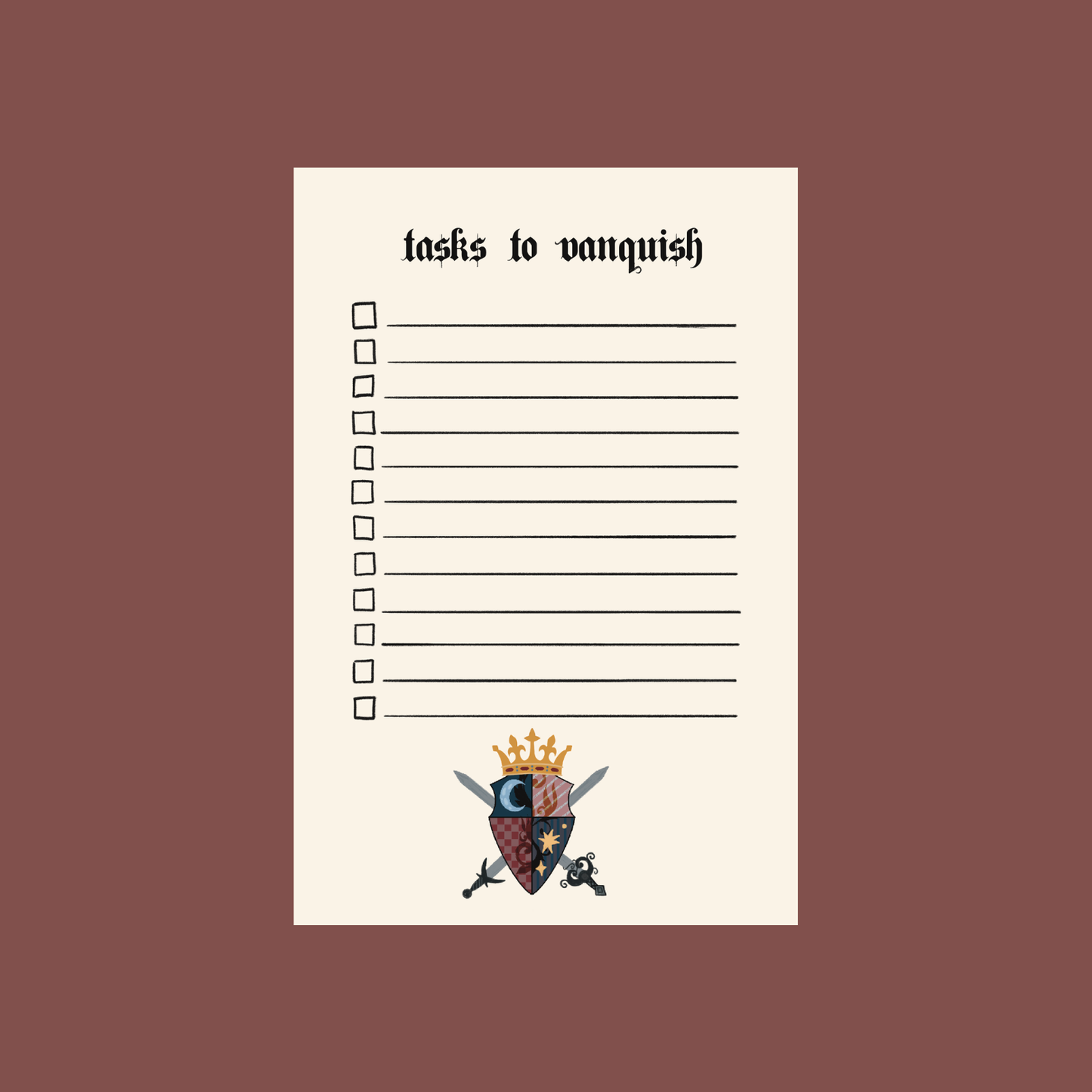 Tasks to Vanquish Notepad