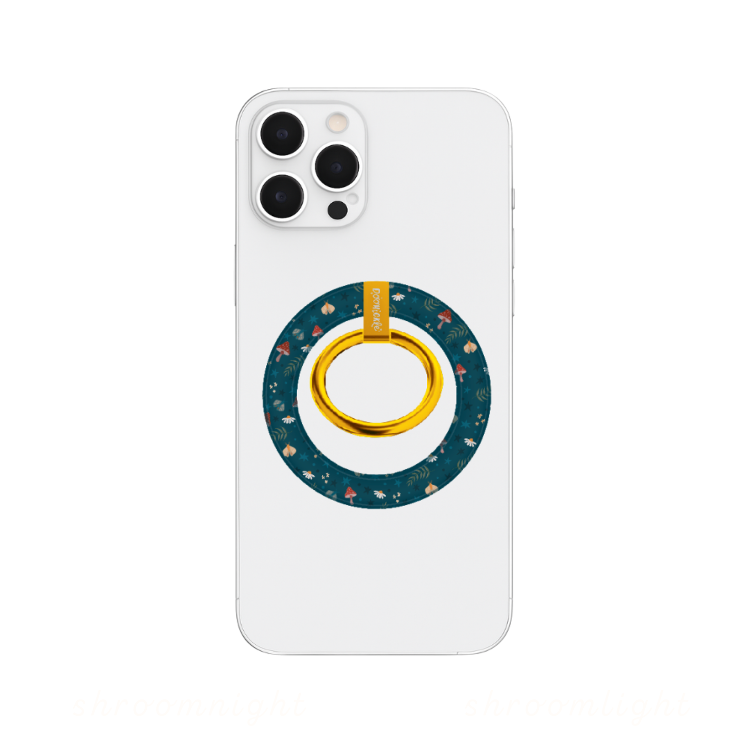 Shroomnight Mushroom Pattern MagSafe Ring Phone Grip (MATTE FINISH)