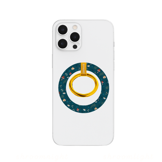 Shroomnight Mushroom Pattern MagSafe Ring Phone Grip (MATTE FINISH)