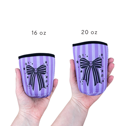 Spooky Bow Drink/Ice Cream Neoprene Sleeve