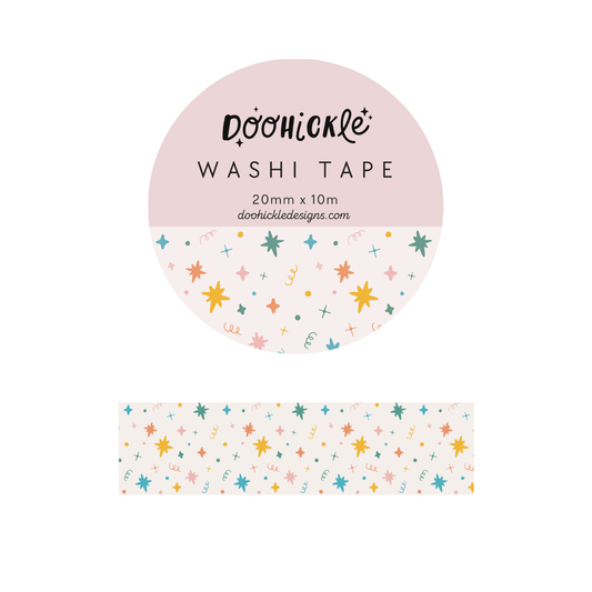 Starfetti Pattern Washi Tape