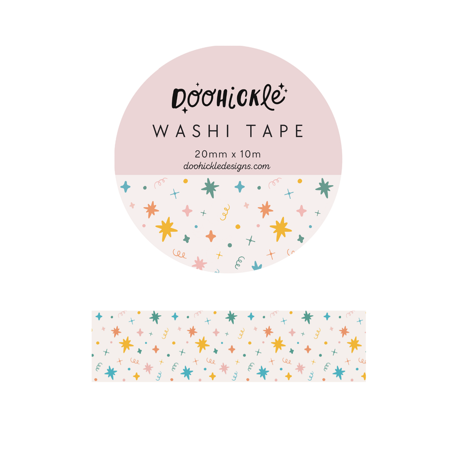 Starfetti Pattern Washi Tape