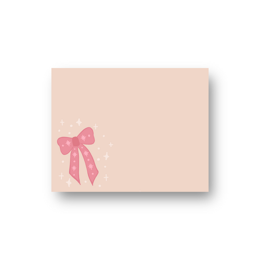 Coquette Bow Large Sticky Note (single)