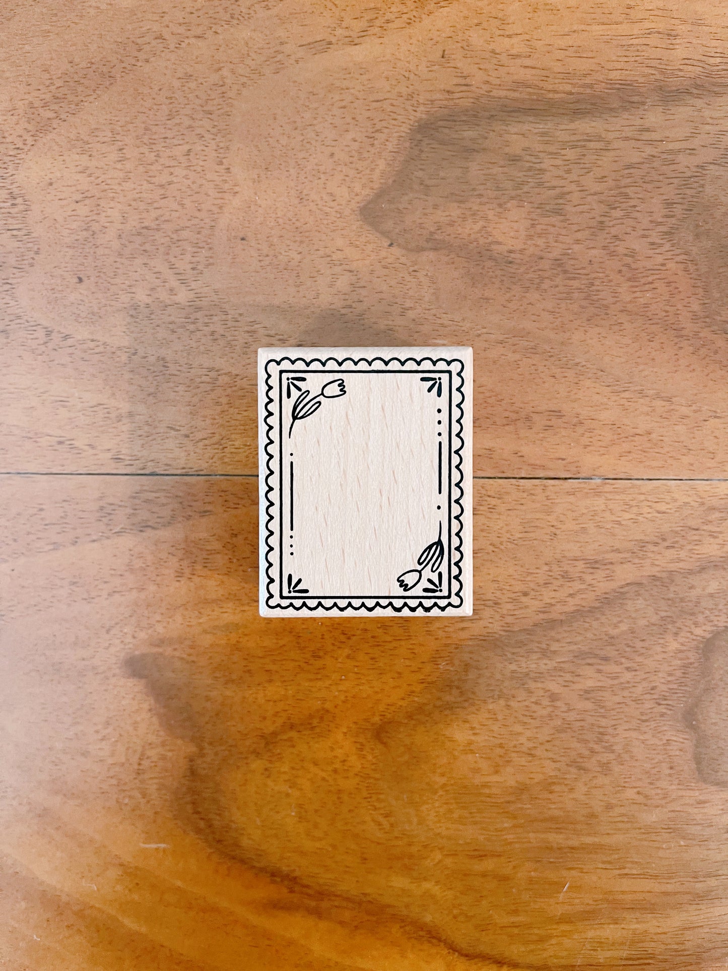 Vintage Frame Rubber Stamp