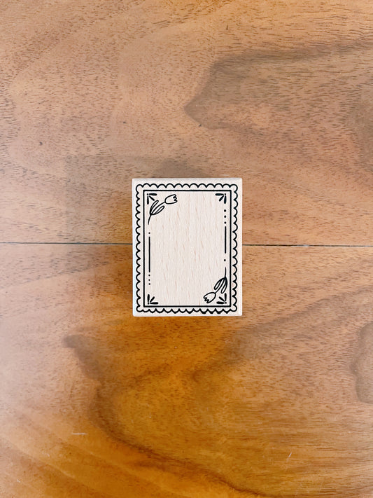 Vintage Frame Rubber Stamp
