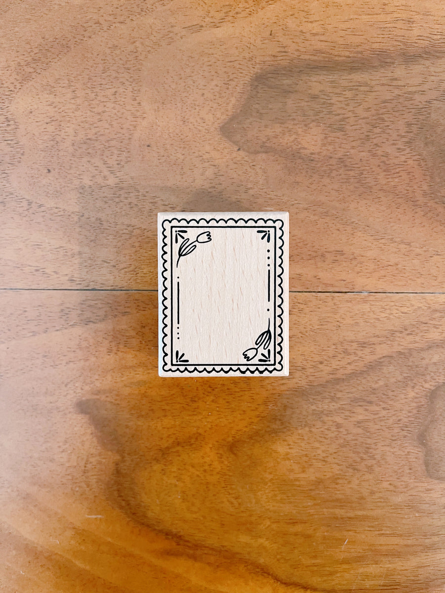 Vintage Frame Rubber Stamp