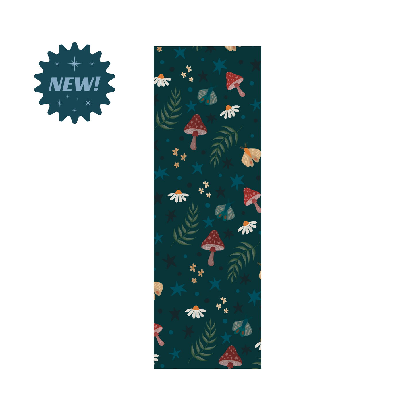 Shroomnight Mushroom Pattern Bookmark