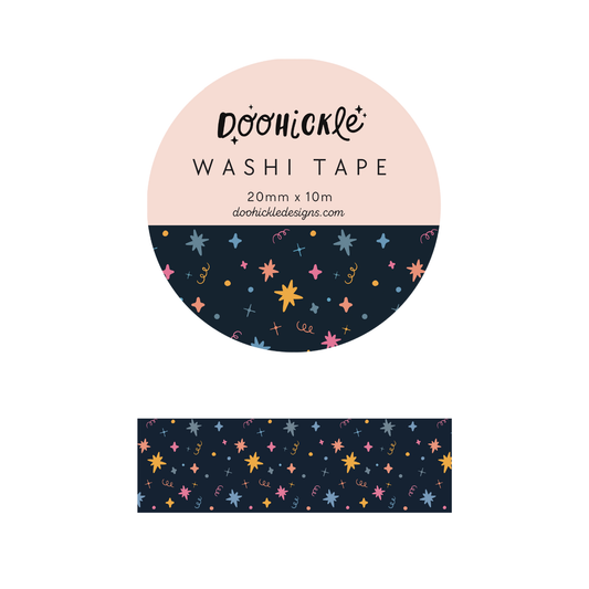 Nightfetti Pattern Washi Tape