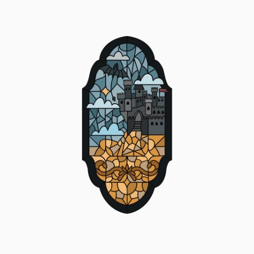 Stained Glass Vinyl Sticker