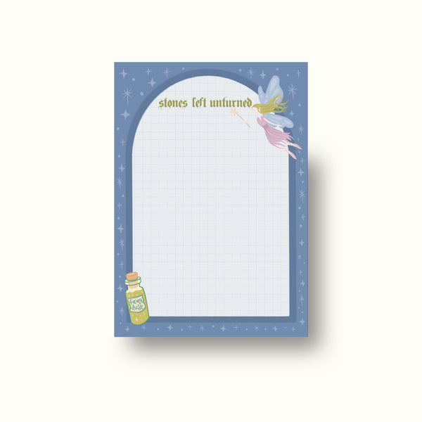 Stones Left Unturned Fairy Notepad