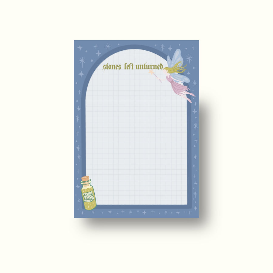 Stones Left Unturned Fairy Notepad