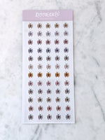 TV Tracker Washi Sticker Sheet TN Size