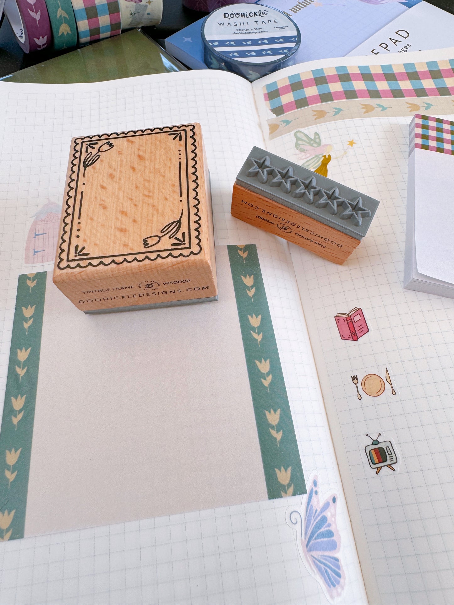 Vintage Frame Rubber Stamp