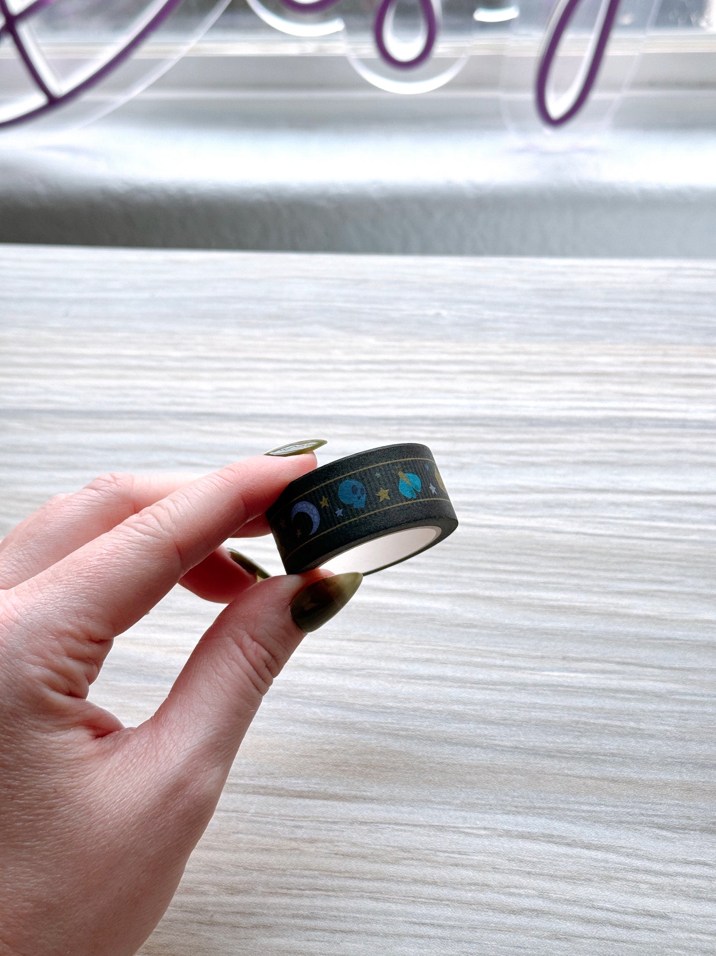 Dark Witching Hour Elements Washi Tape