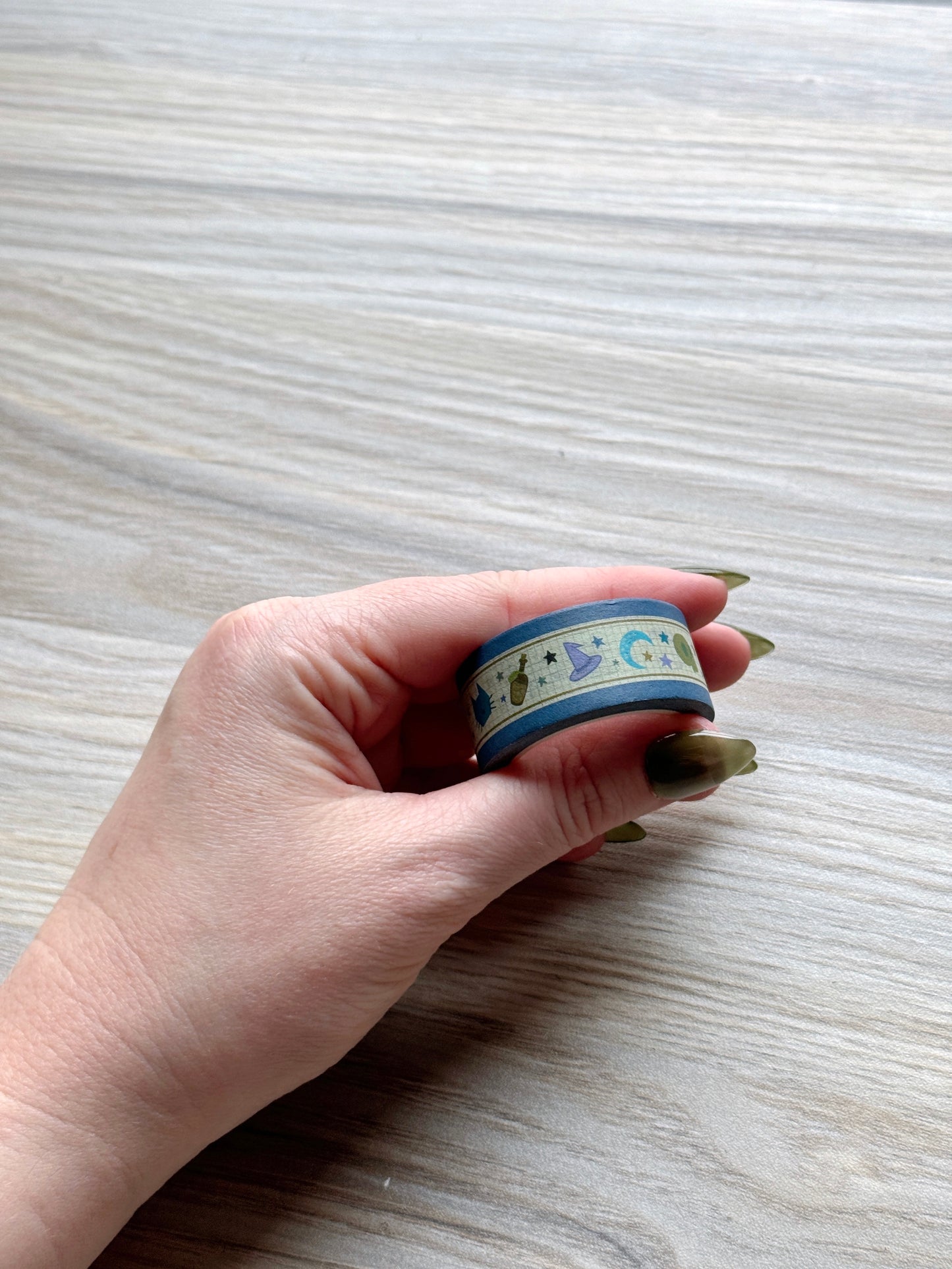 Green Witching Hour Element Washi Tape