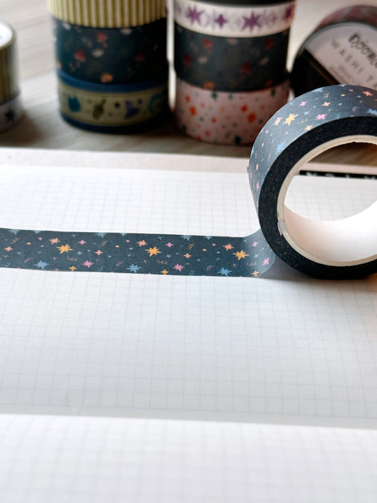 Nightfetti Pattern Washi Tape