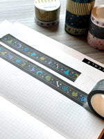 Dark Witching Hour Elements Washi Tape