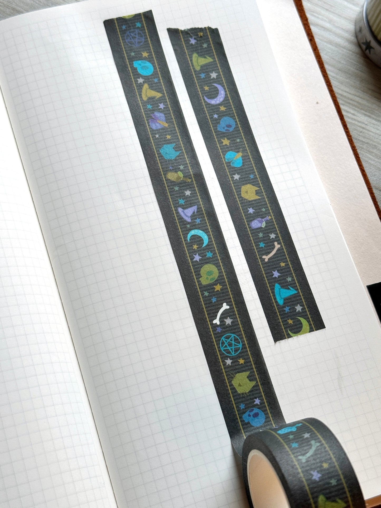 Dark Witching Hour Elements Washi Tape